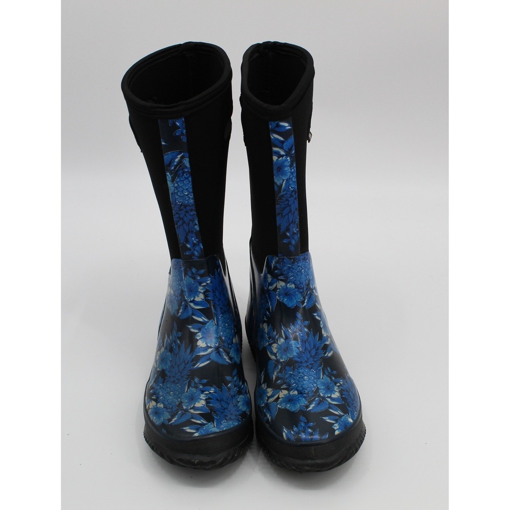 Womens Mid Calf Rain Boots‎ Waterproof Insulated Neoprene Rubber Mud Boots Sz 7